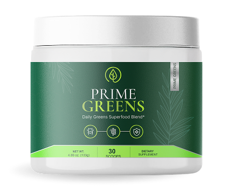 Prime Greens supplement bottles